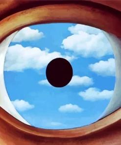 The False Mirror By Magritte Diamond Painting