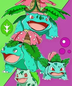 Bulbasaur Evolution Diamond Painting