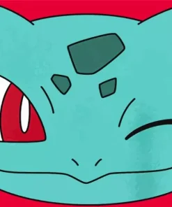 Bulbasaur Face Diamond Painting