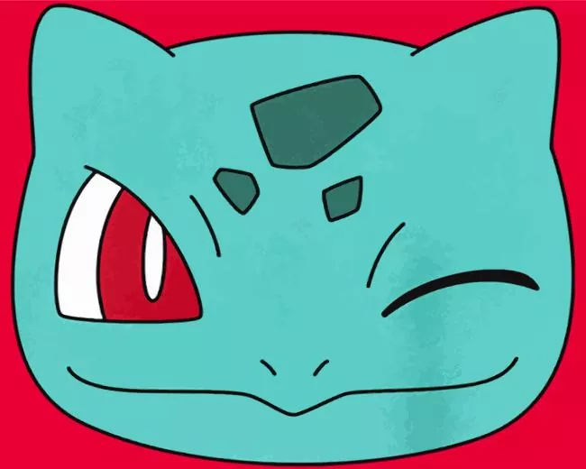 bulbasaur face Diamond Paints Bulbasaur Face Diamond Painting