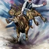 Bull Rider Art Diamond Painting