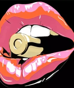 Bullet Lips Diamond Painting