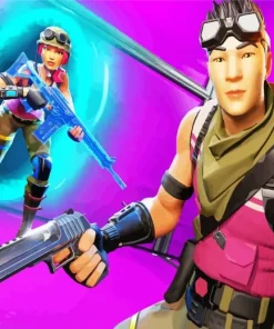 Bullseye Fortnite Diamond Painting