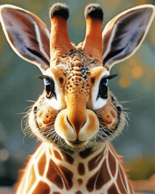 bunny giraffe Diamond Paintings Bunny Giraffe Diamond Painting