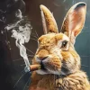 Bunny Smoking Diamond Painting