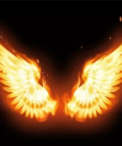 Burning Wings Diamond Painting