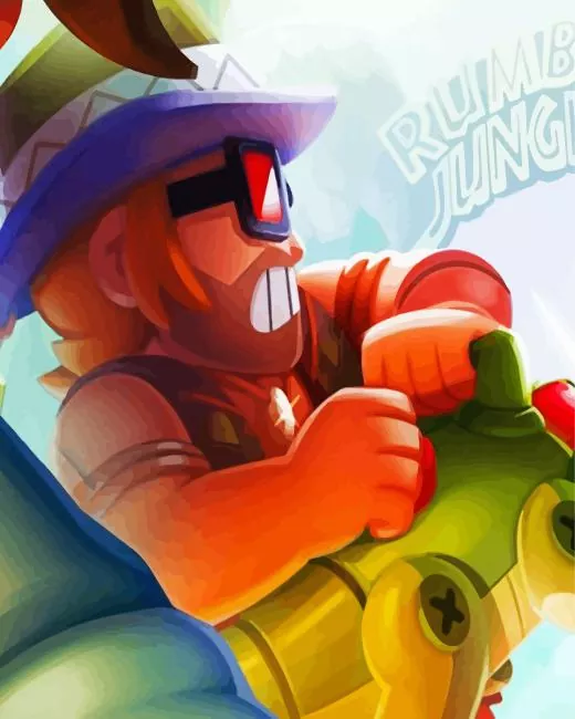 buster brawl stars Diamond Paintings Buster Brawl Stars Diamond Painting