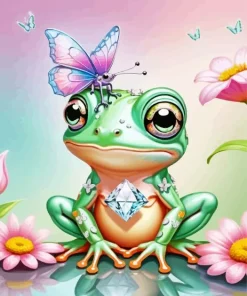 Butterfly And Frog Diamond Painting