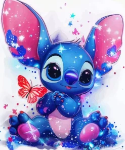 Butterfly And Stitch Diamond Painting