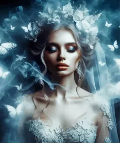 Butterfly Bride Diamond Painting