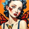 Butterfly Girl Diamond Painting