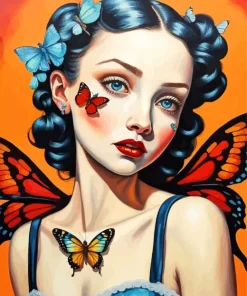 Butterfly Girl Diamond Painting