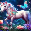 Butterfly Horse Diamond Painting
