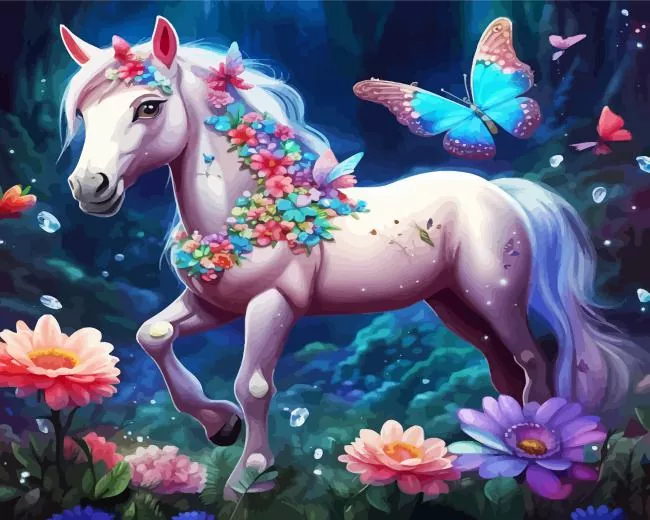butterfly horse Diamond Dotz Butterfly Horse Diamond Painting