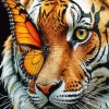 Butterfly Tiger Diamond Painting