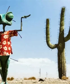Cactus From Rango Diamond Painting