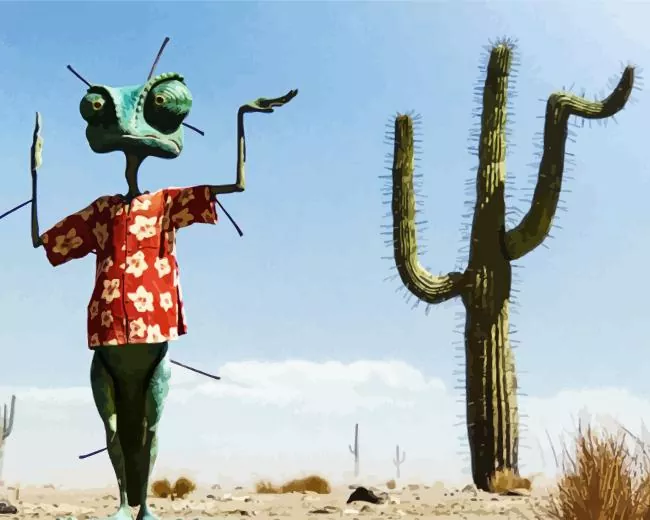 cactus from rango Diamond Paintings Cactus From Rango Diamond Painting