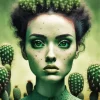 Cactus Girl Diamond Painting
