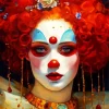Clown Girl Diamond Painting