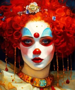 Clown Girl Diamond Painting