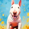 Cute Bull Terrier Diamond Painting