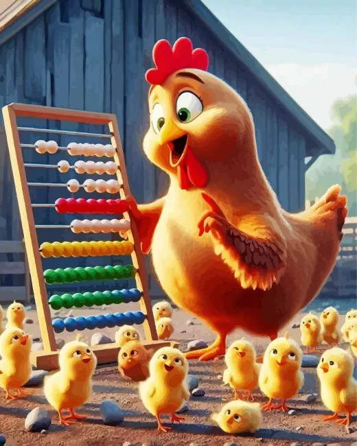 cute funny chicken Diamond Paintings Cute Funny Chicken Diamond Painting