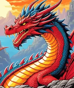 Dragon King Art Diamond Painting