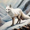 Fox in Snow Diamond Painting