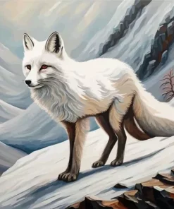 Fox in Snow Diamond Painting