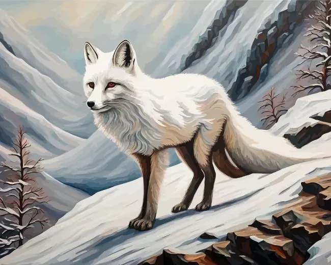 fox in snow Diamond Paints Fox in Snow Diamond Painting