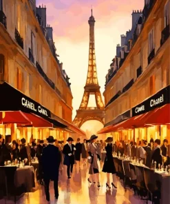 Friends In Paris Diamond Painting