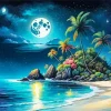 Fulll Moon Art Diamond Painting