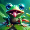 Funny Frog Art Diamond Painting