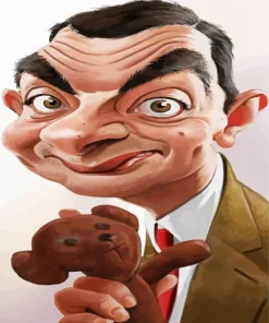 Funny Mr Bean Diamond Painting