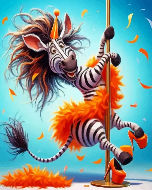 funny zebra Diamond Paintings Funny Zebra Diamond Painting