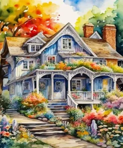 Garden House Diamond Painting