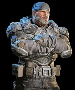 Gears Of War Marcus Diamond Painting