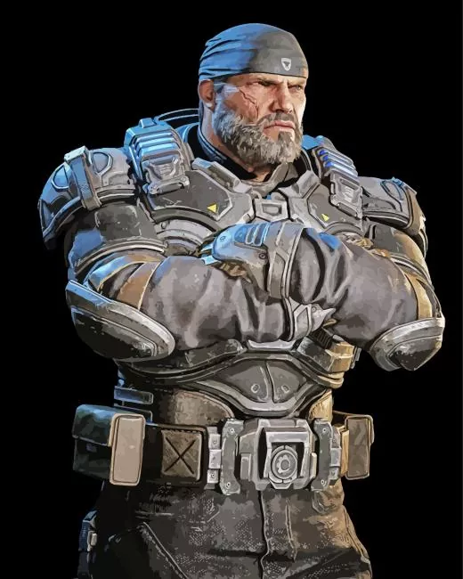 gears of war marcus Diamond Paintings Gears Of War Marcus Diamond Painting