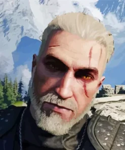 Geralt Ponytail Art Diamond Painting