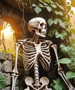 Jungle Skeleton Diamond Painting