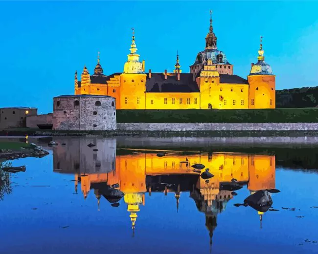 kalmar castle Diamond Paints Kalmar Castle Diamond Painting