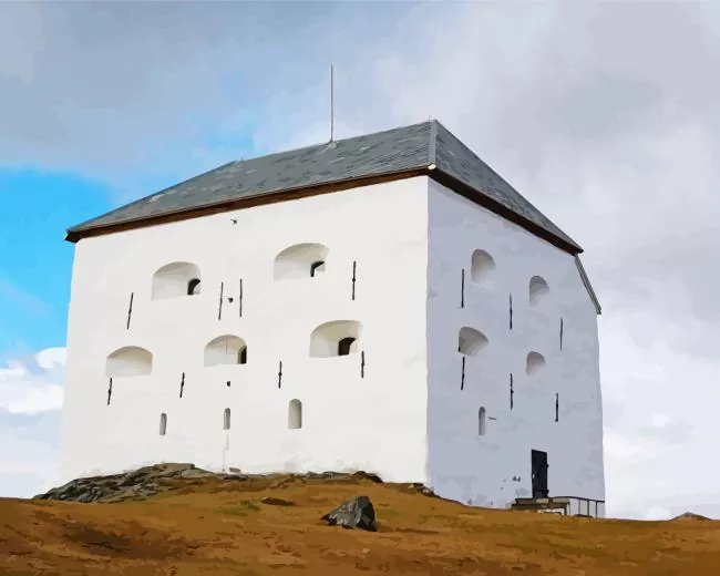 kristiansten fortress Diamond Paints Kristiansten Fortress Diamond Painting