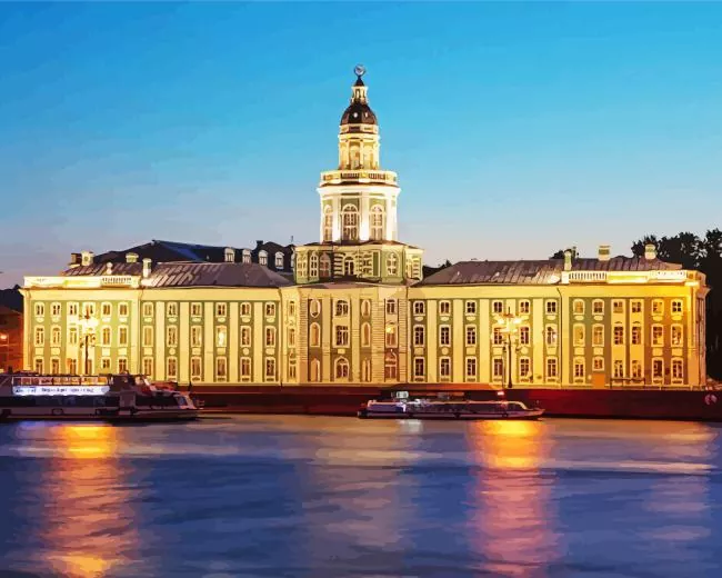 kunstkamera museum building Diamond Paints Kunstkamera Museum Building Diamond Painting