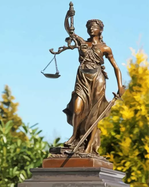 lady justice with sword statue Diamond Paintings Lady Justice With Sword Statue Diamond Painting