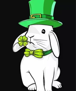 Leprechaun Rabbit Diamond Painting