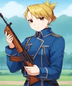 Lieutenant Riza Hawkeye Diamond Painting