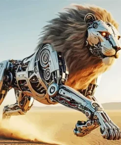 Lion Robot Diamond Painting