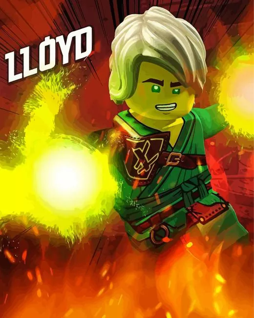 lloyd ninjago Diamond By Numbers Lloyd Ninjago Diamond Painting