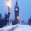 London City Snow Diamond Painting