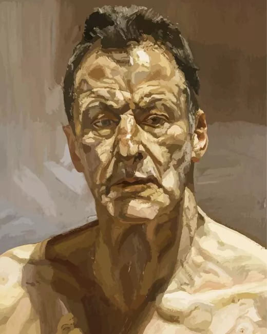 lucian freud reflection Diamond Paints Lucian Freud Reflection Diamond Painting